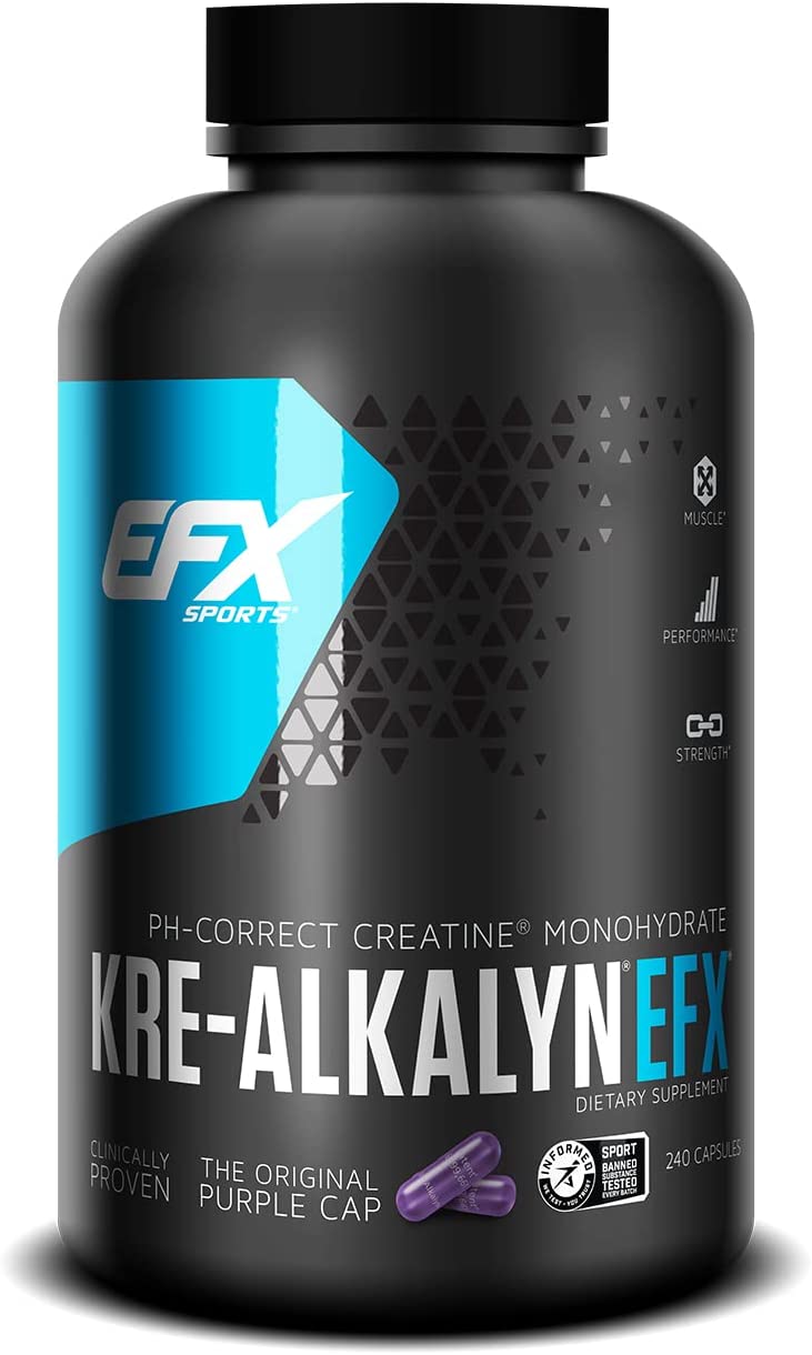 <p>THE ONLY PH-CORRECT CREATINE MONOHYDRATE– Inferior creatine products have pH levels below 7, causing them to lose potency in liquids and stomach acids.However, Kre Alkalyn EFX’s multi-patented pH of 12-14produces a fully stable, buffered creatine molecule. This means Kre Alkalyn EFX creatine remains fully stable so your body assimilates and utilizes it efficiently!</p>