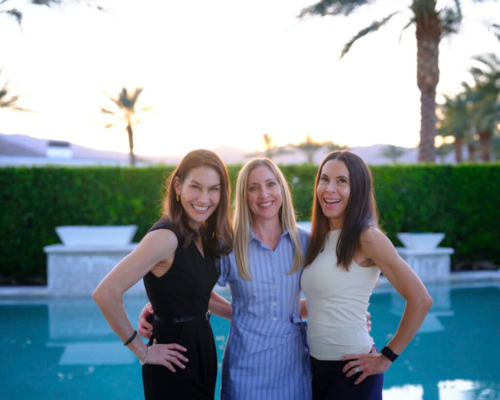 Health coaches Carla Baccio, Kristin Gonzalez and Lizeth Flemino